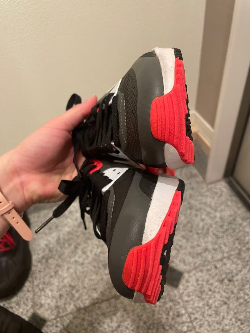 Nike Air エアマックス90 ゴルフシューズ ブラック/レッド