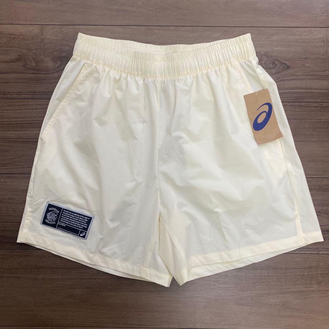 新品★L アシックス MIDTOWN KRAKENS ショートパンツ アイボリー