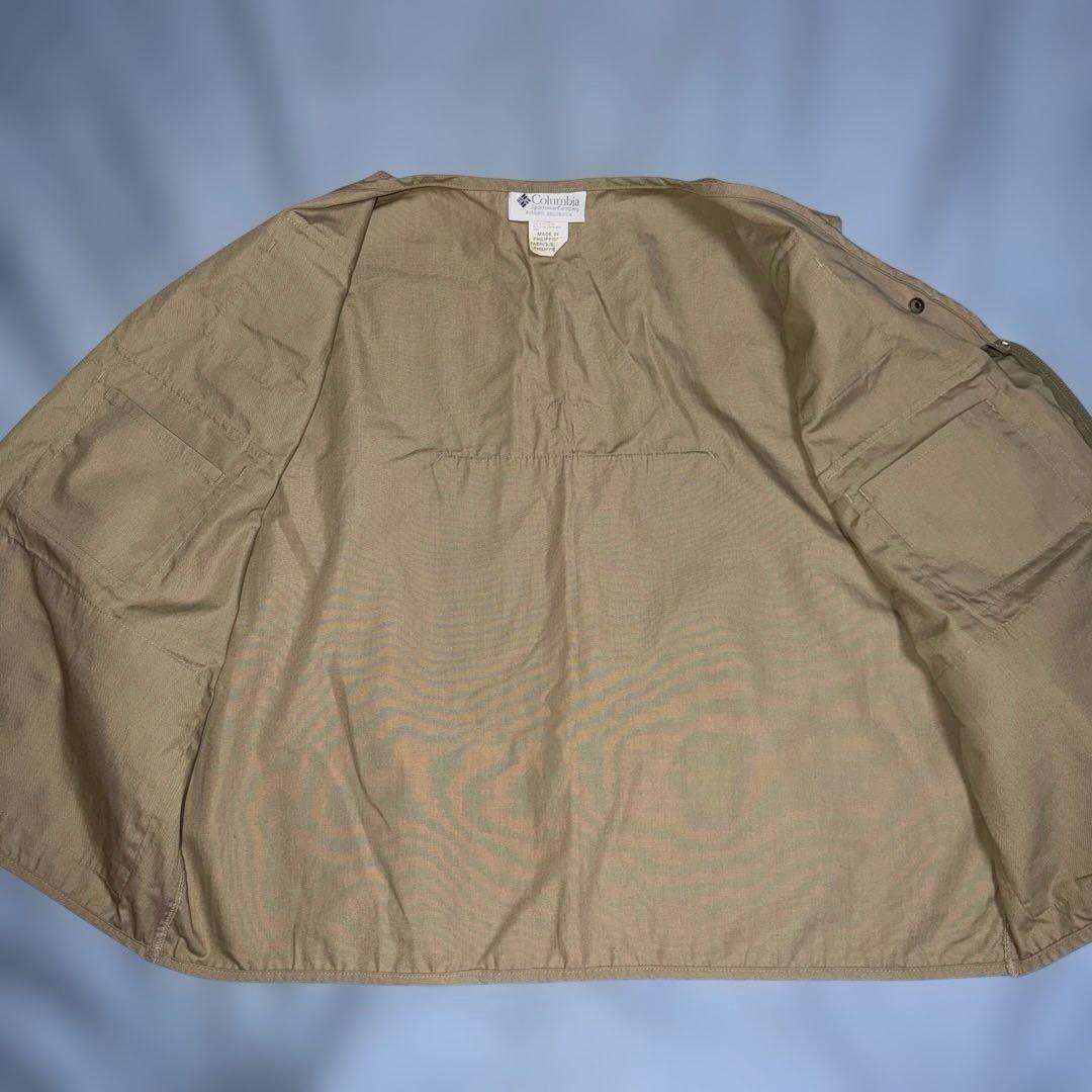 コロンビア フィッシングベスト 釣り アウトドア ヴィンテージ L/XL