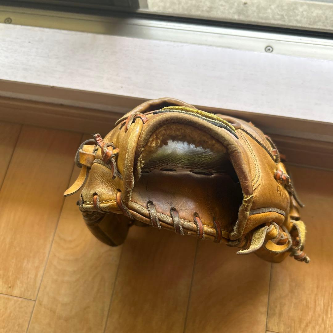 Mizuno Proブラウンレザー 野球用グローブ 内野手用　セカンド&ショート