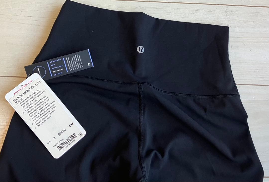 新品＊lululemonルルレモン＊Wunder Under 黒のレギンスパンツ
