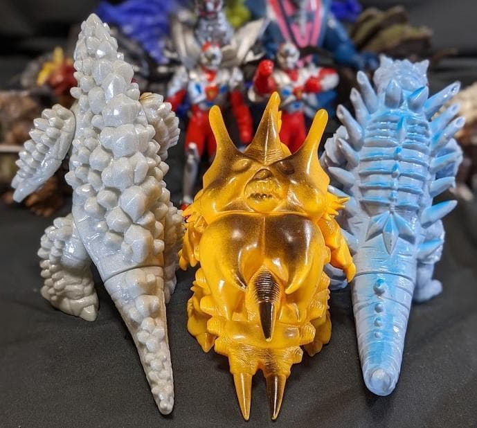 電光超人グリッドマン＆登場怪獣（タカラ）ソフビフィギュア13体セット