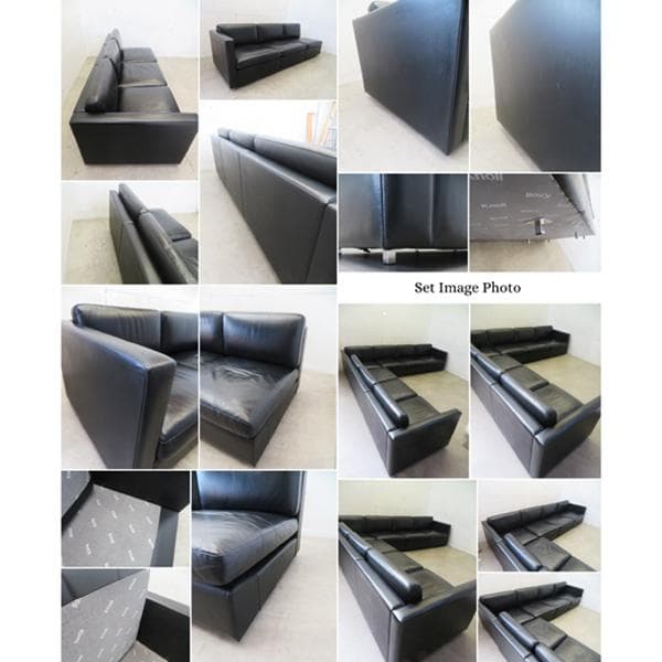 美品■Knoll/ノール■フィスター■185.9万■総革■3人掛けソファ■3P