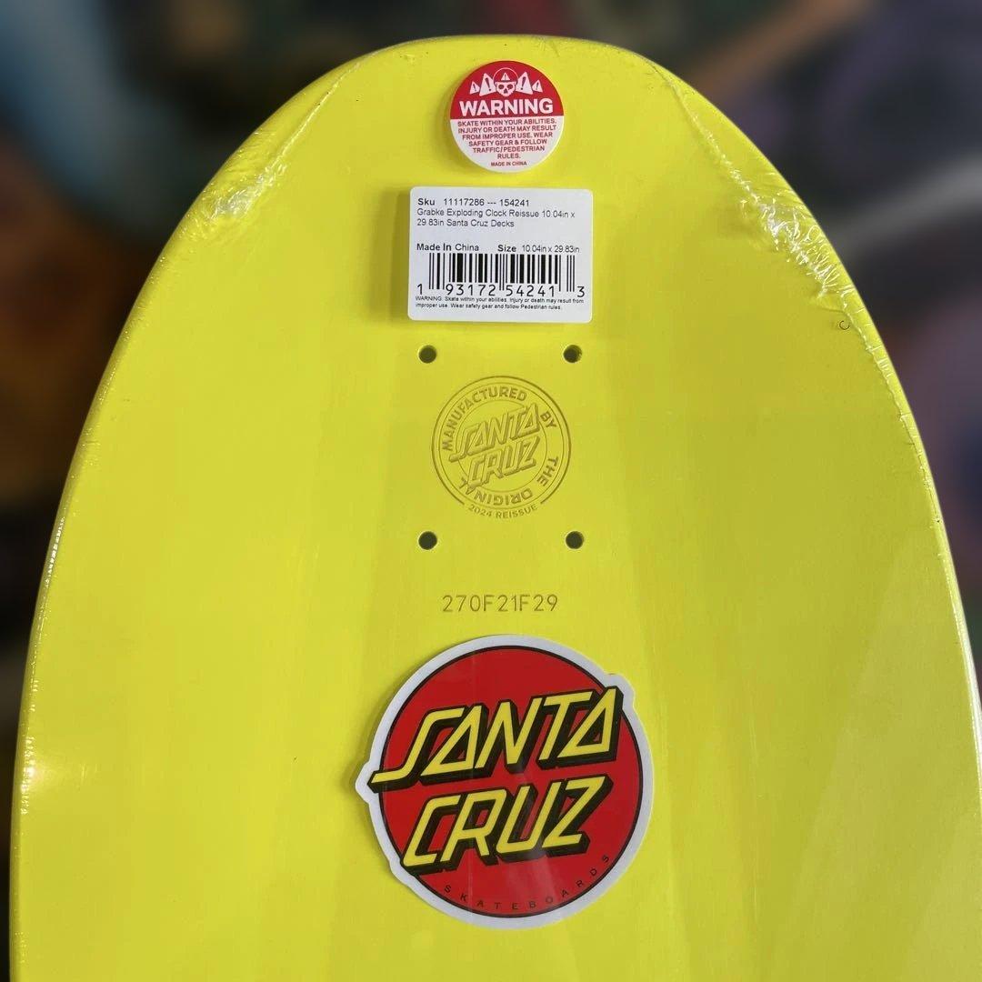 SantaCruz Claus Grabke 10×29.83㌅スケボーデッキ