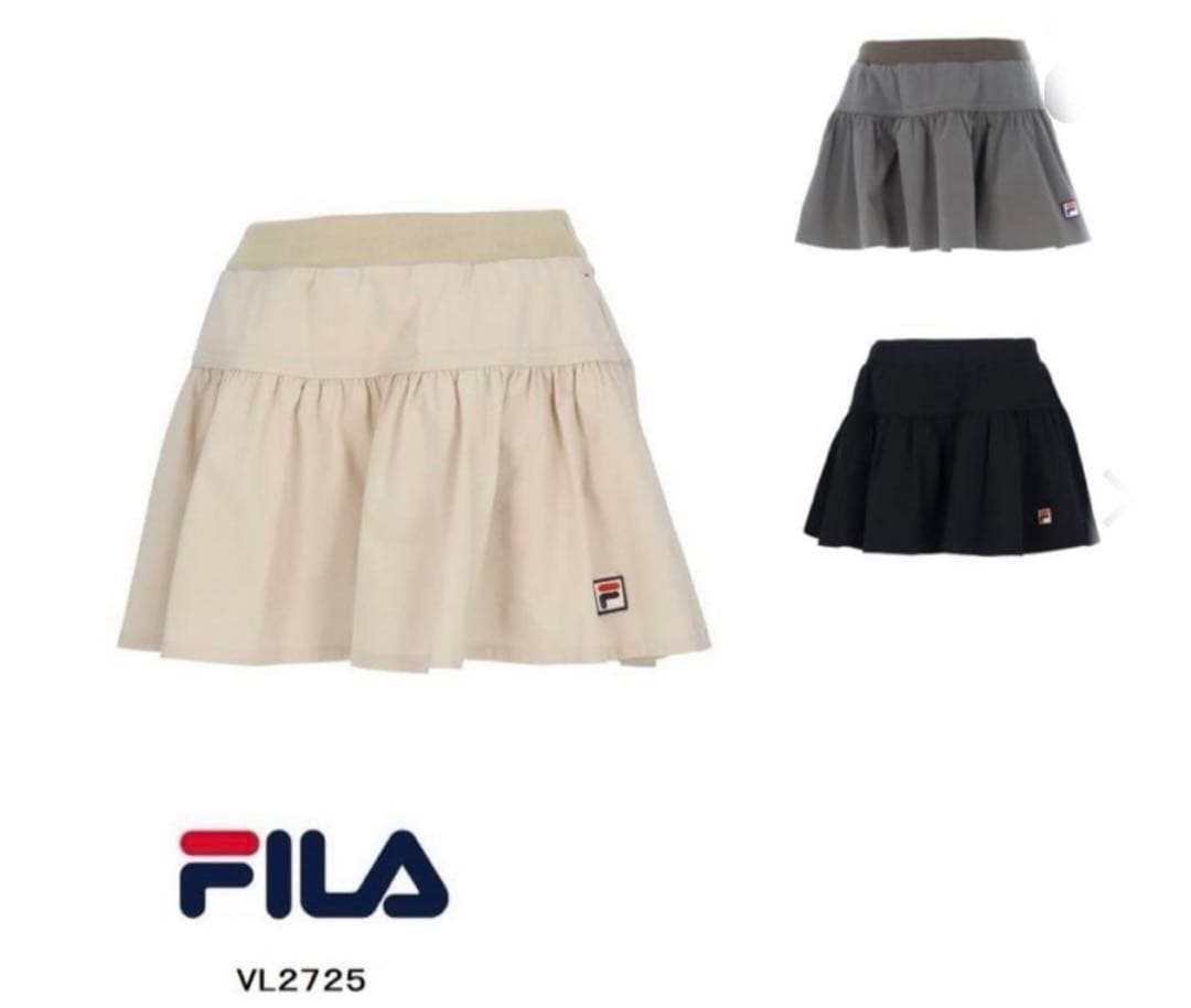 新品　FILA フレアスカート VL2725 LLサイズ　紺