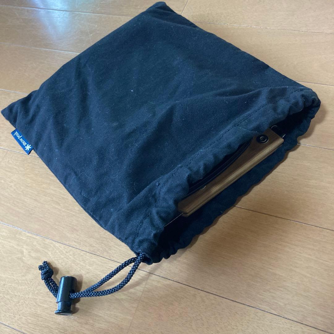 【中古品】スノーピーク（ Peak）　限定品　トラメジーノ　ブラック