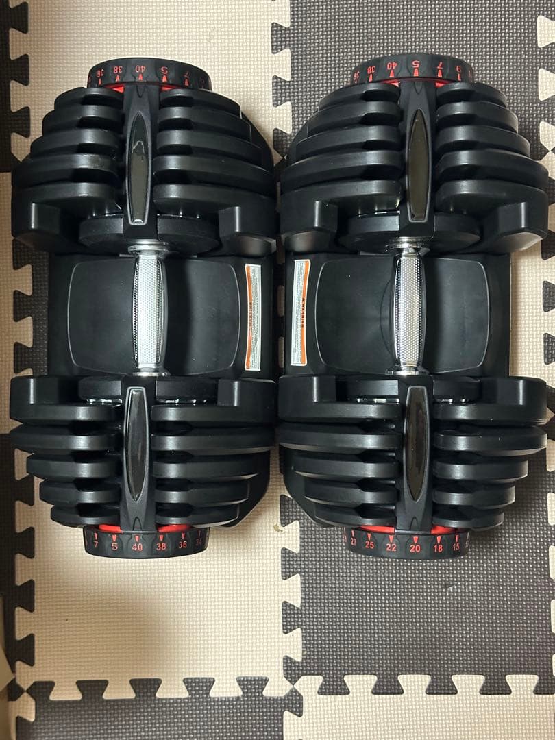 まりも　可変式ダンベル 最大40kg 2本セット　計80kg