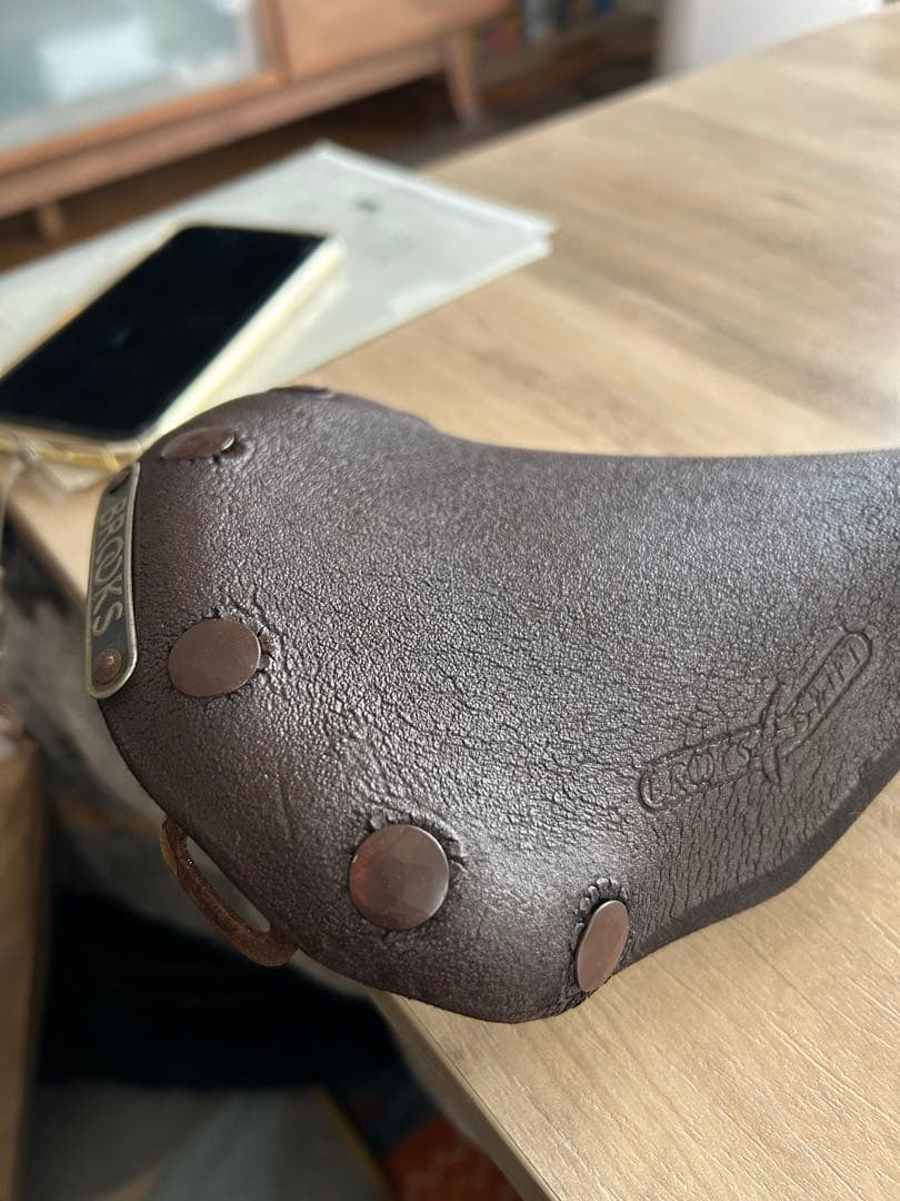 BROOKS SWIFTレザーサドル ブラウン