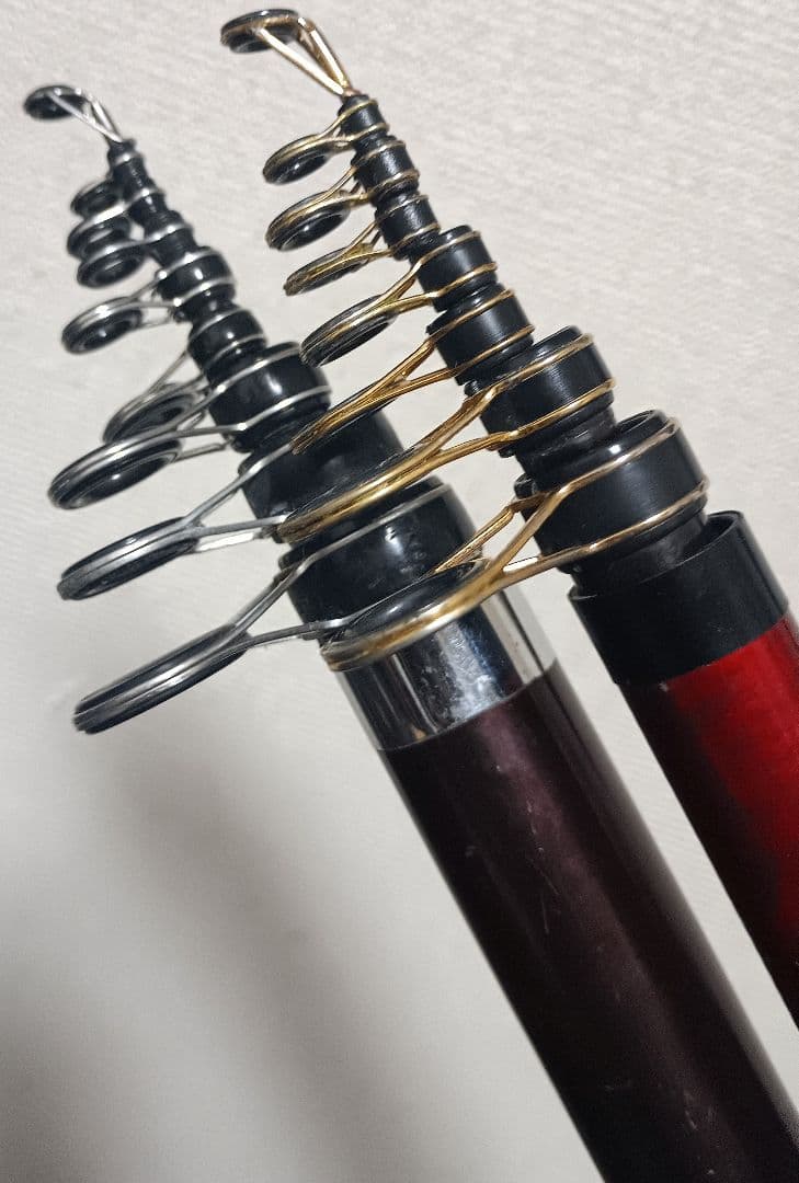 ダイワ波濤DX5号4.8m &ダイワ磯風6号5.4m遠投ガイド磯竿まとめて2本