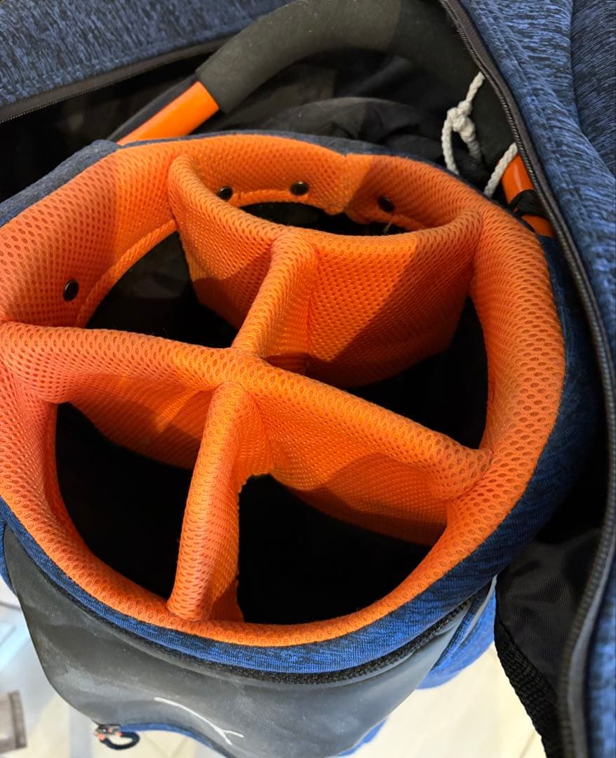 PUMAプーマ紺ネイビー青ブルーゴルフバッグメンズキャディバッグ