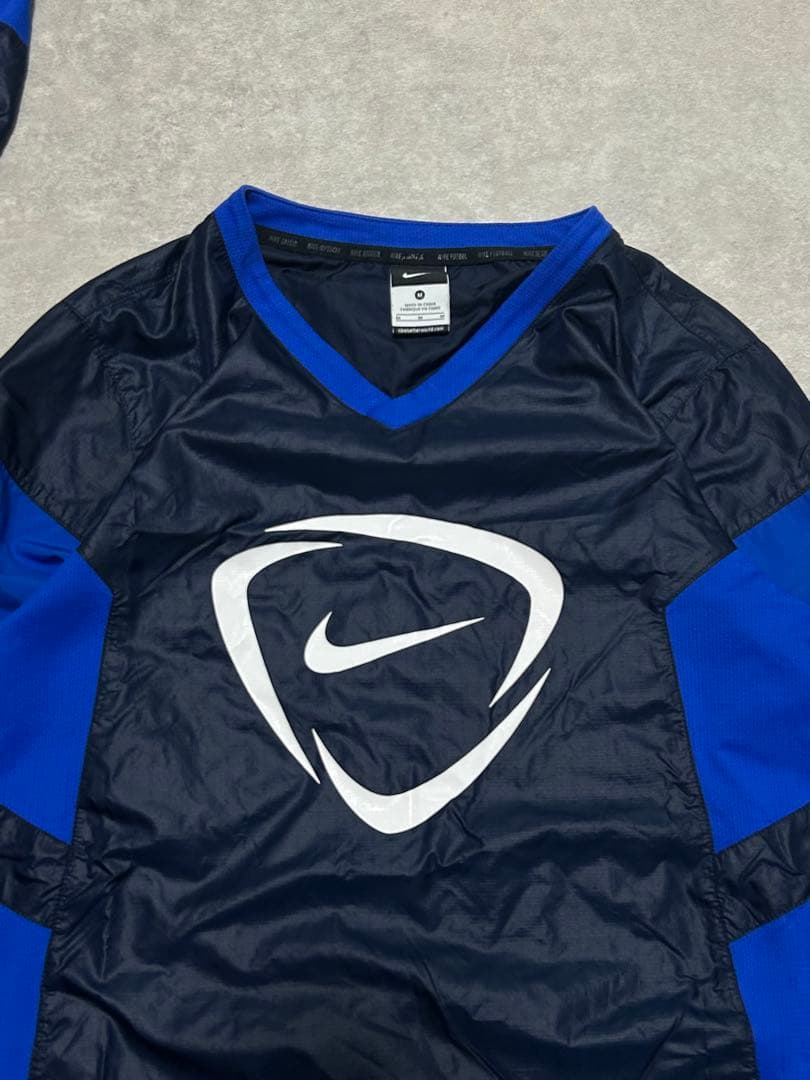 希少 00s NIKEセットアップ ピステ サッカー M ダークネイビー パンツ