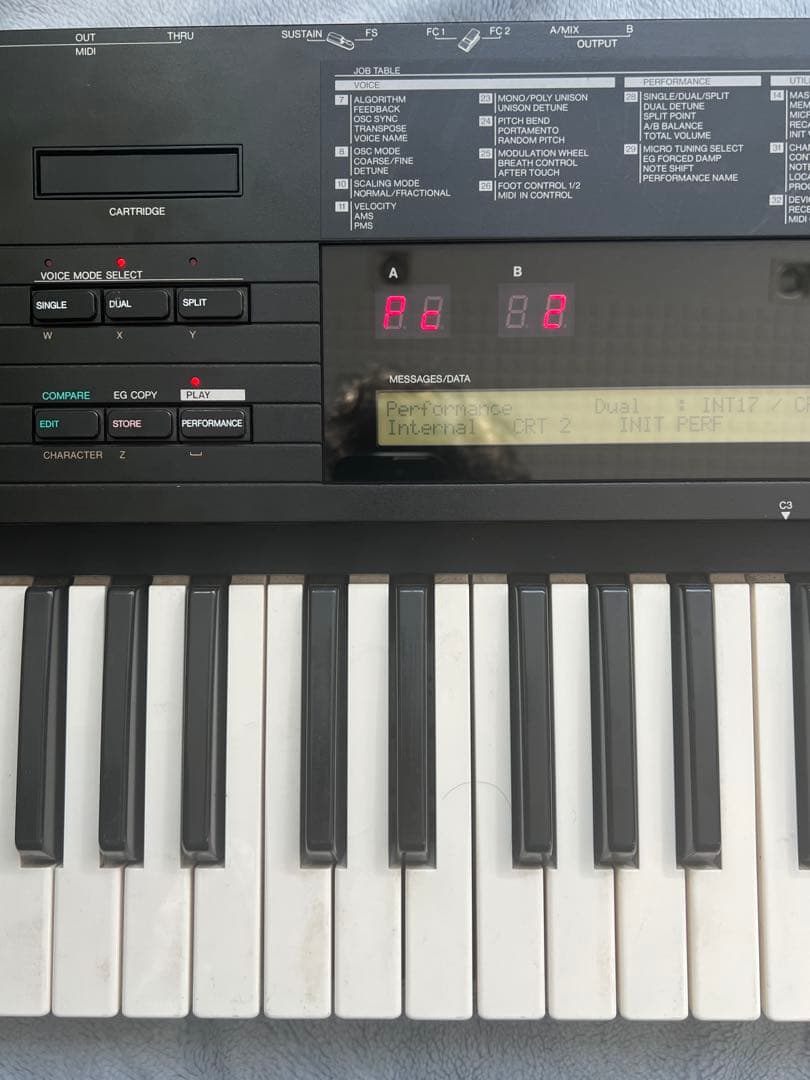ボ*ト様 Yamaha DX7 ⅡD シンセサイザー　ジャンク