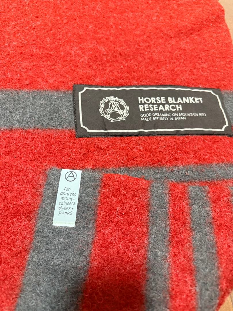 廃盤 HORSE BLANKET RESEARCH レッド/ブラウン 人気色