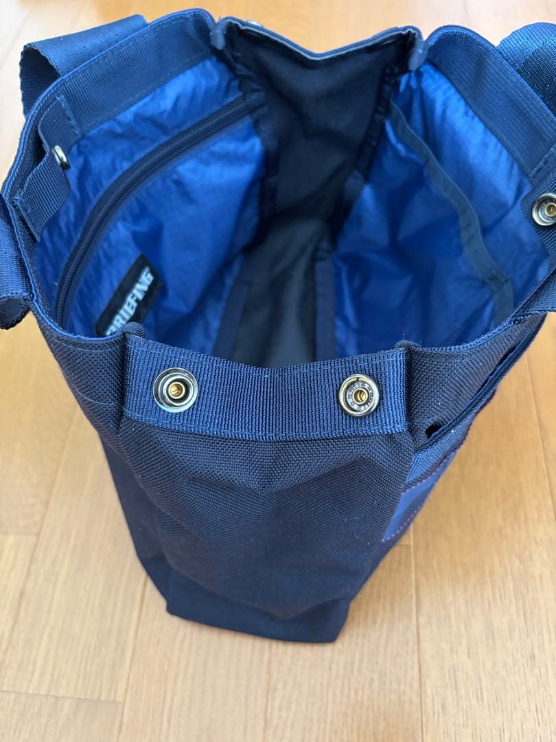 BRIEFING ネイビー トートバッグ