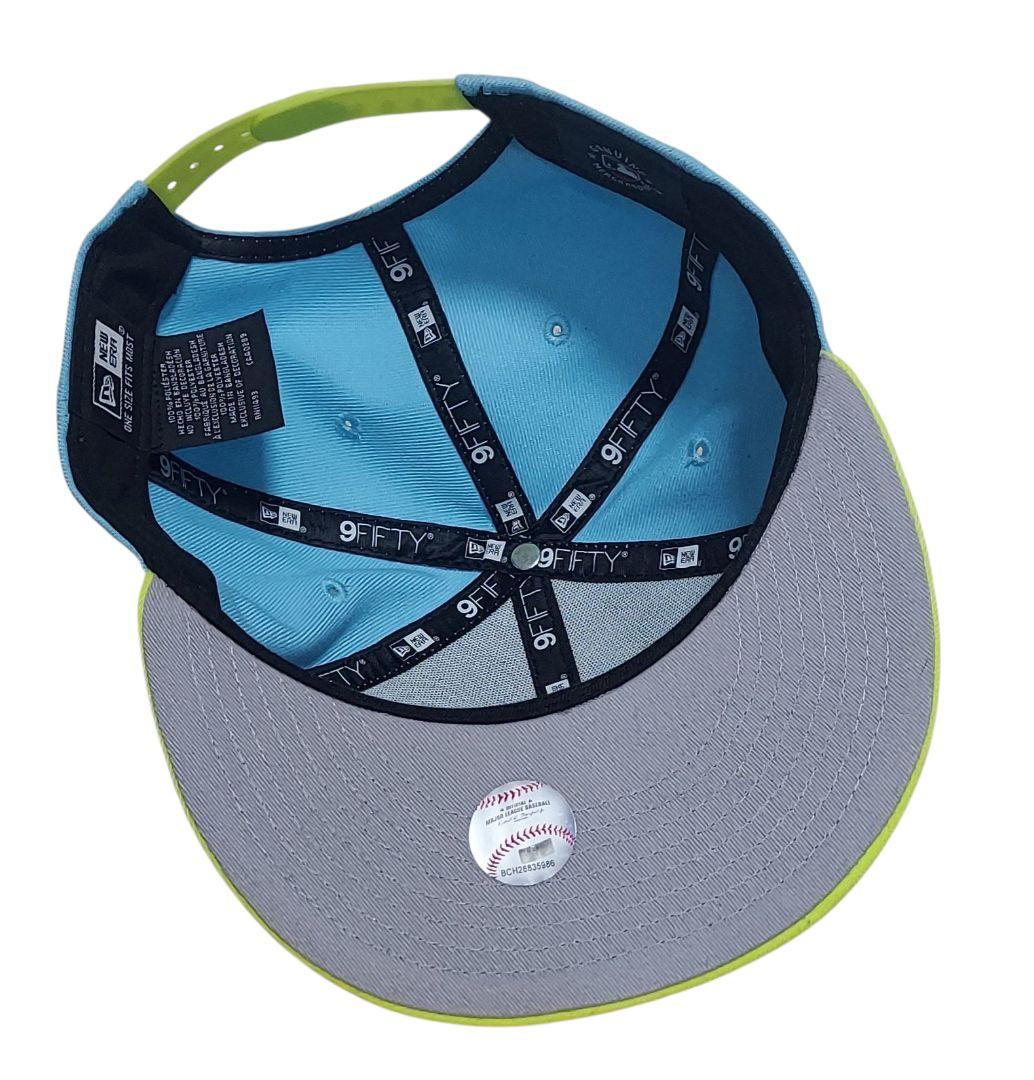 【現地正規品】NEW ERA LA ドジャース9FIFTY キャップ 水色/ライ