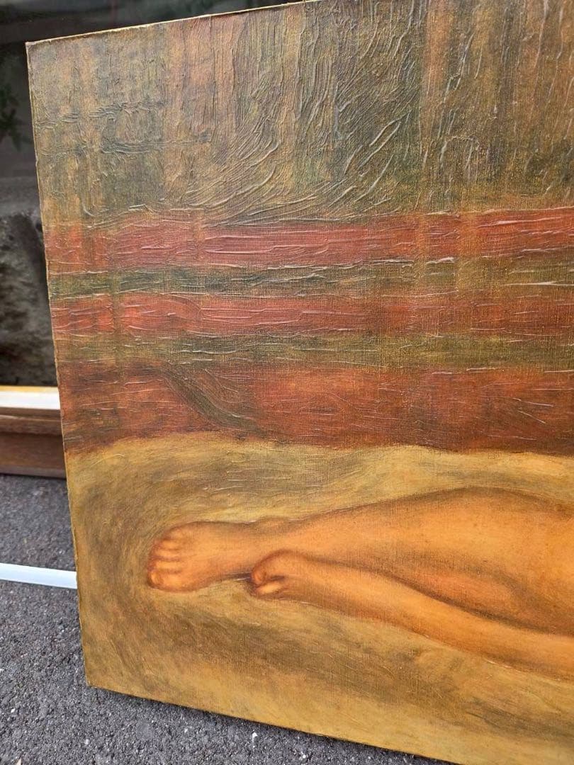 人物画 横たわる裸婦