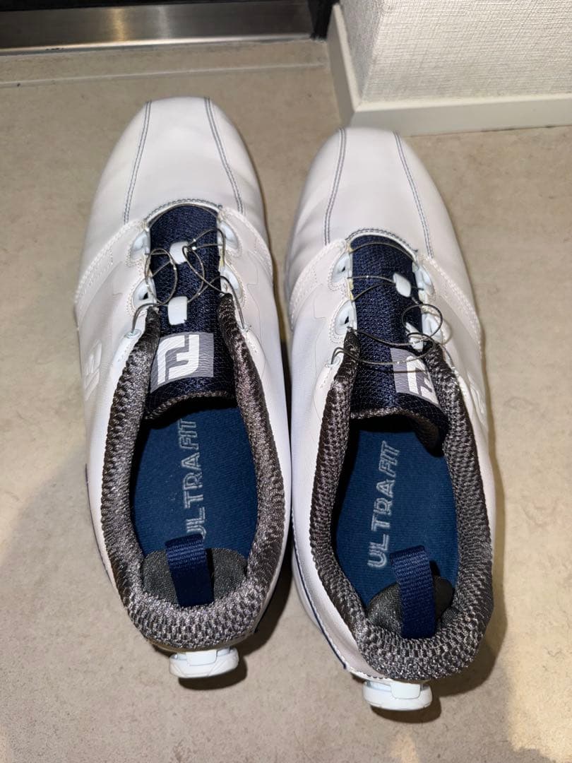 FootJoy ULTRA FIT ゴルフシューズ ホワイト/ネイビー