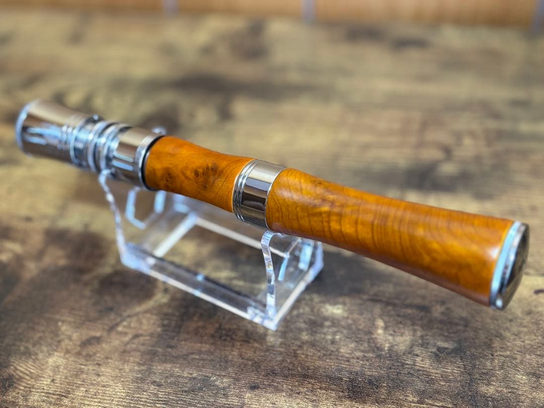 フェルール付き　ウッドグリップ　スピニングタイプ