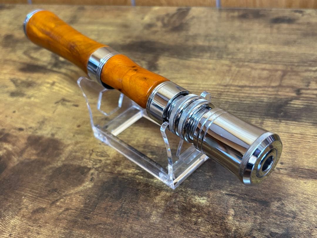 フェルール付き　ウッドグリップ　スピニングタイプ