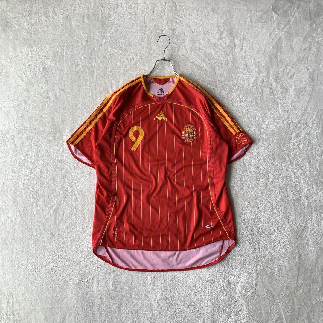 美品 スペイン代表 2006W杯 adidas ユニフォーム トーレス 9
