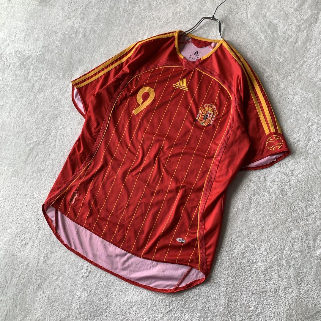 美品 スペイン代表 2006W杯 adidas ユニフォーム トーレス 9