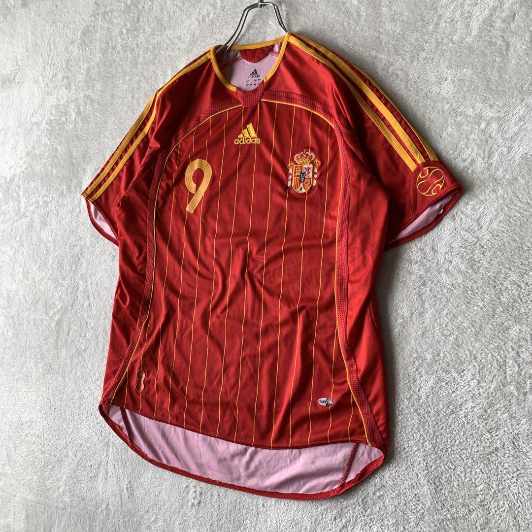 美品 スペイン代表 2006W杯 adidas ユニフォーム トーレス 9
