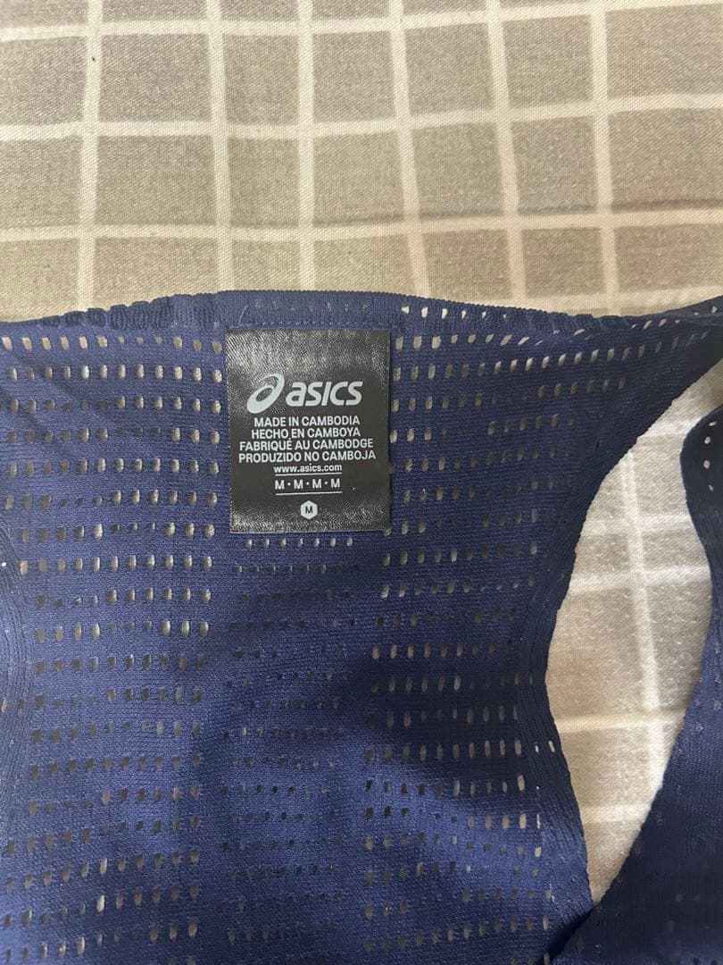 asics ACTIBREEZE ネイビー タンクトップ M シングレット