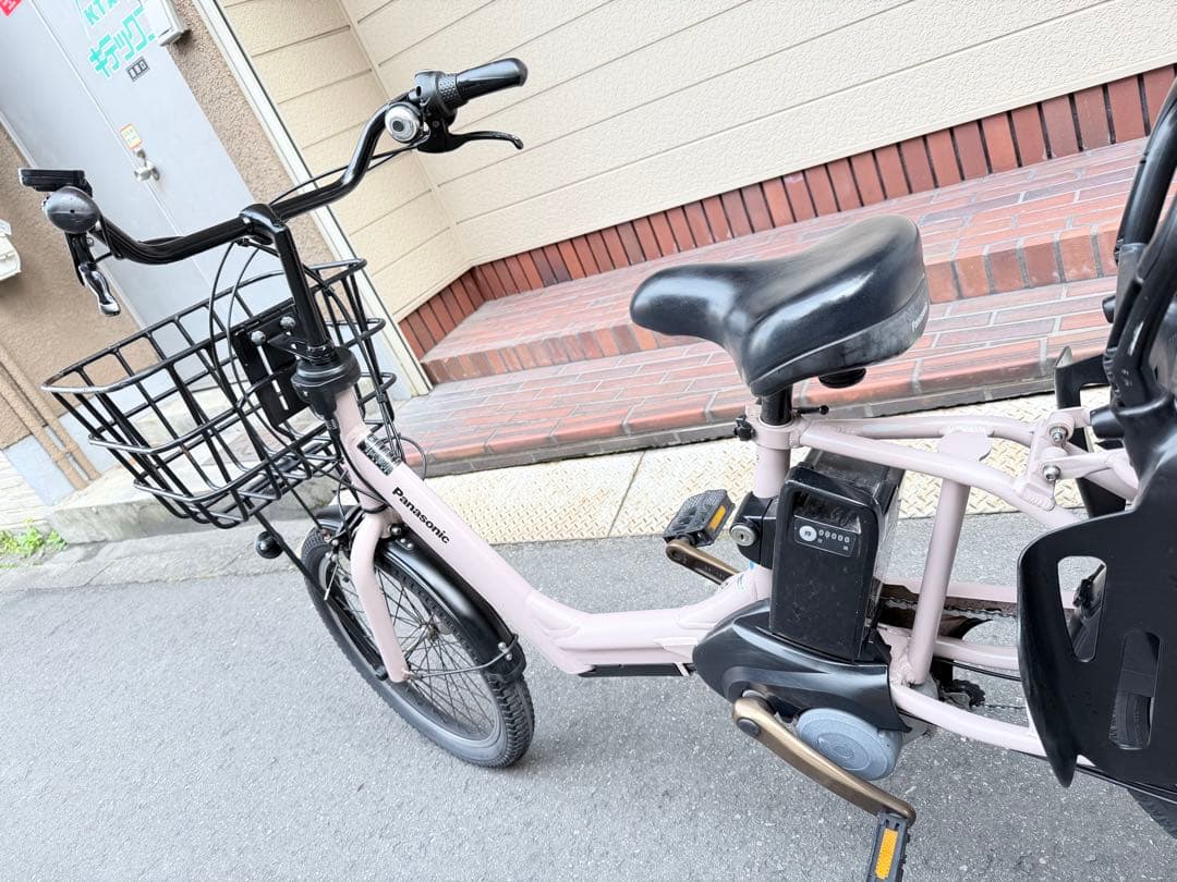 大阪府　子供乗せ　Panasonic 電動アシスト自転車 チャイルドシート付き