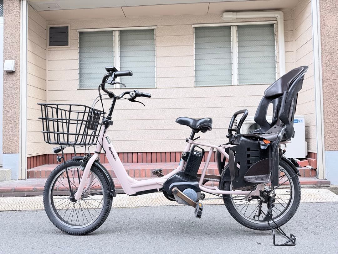大阪府　子供乗せ　Panasonic 電動アシスト自転車 チャイルドシート付き