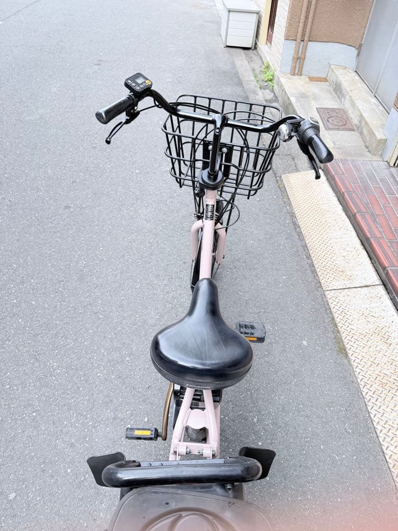 大阪府　子供乗せ　Panasonic 電動アシスト自転車 チャイルドシート付き