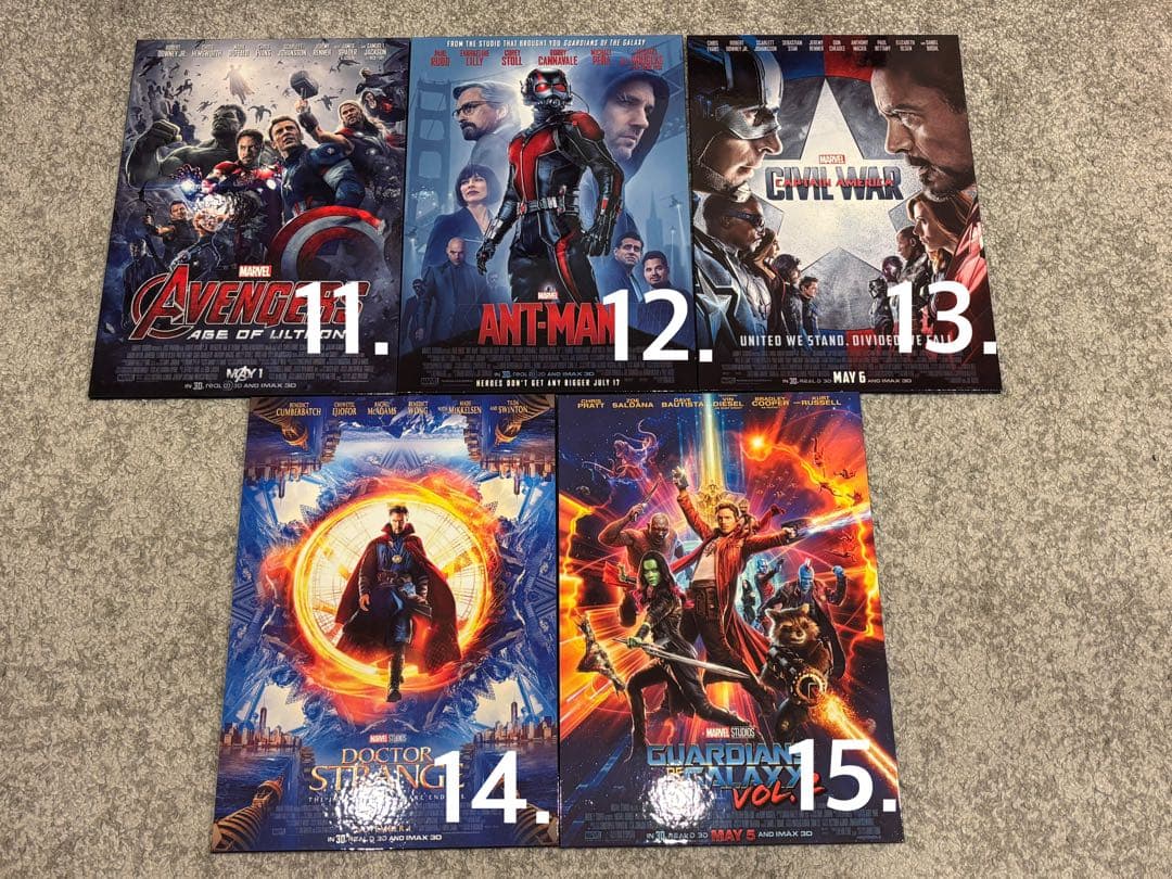 MARVEL MCU ART COLLECTION Blu-ray ※ケースのみ