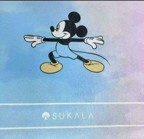 [SUKALA】ミッキーマウスヨガマット～ケース付き