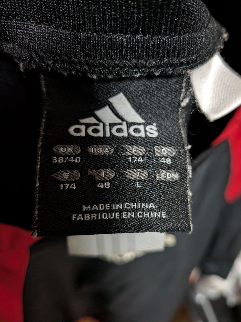 adidas ピステ・ウィンドブレーカー L 黒/赤【アルビレックス】