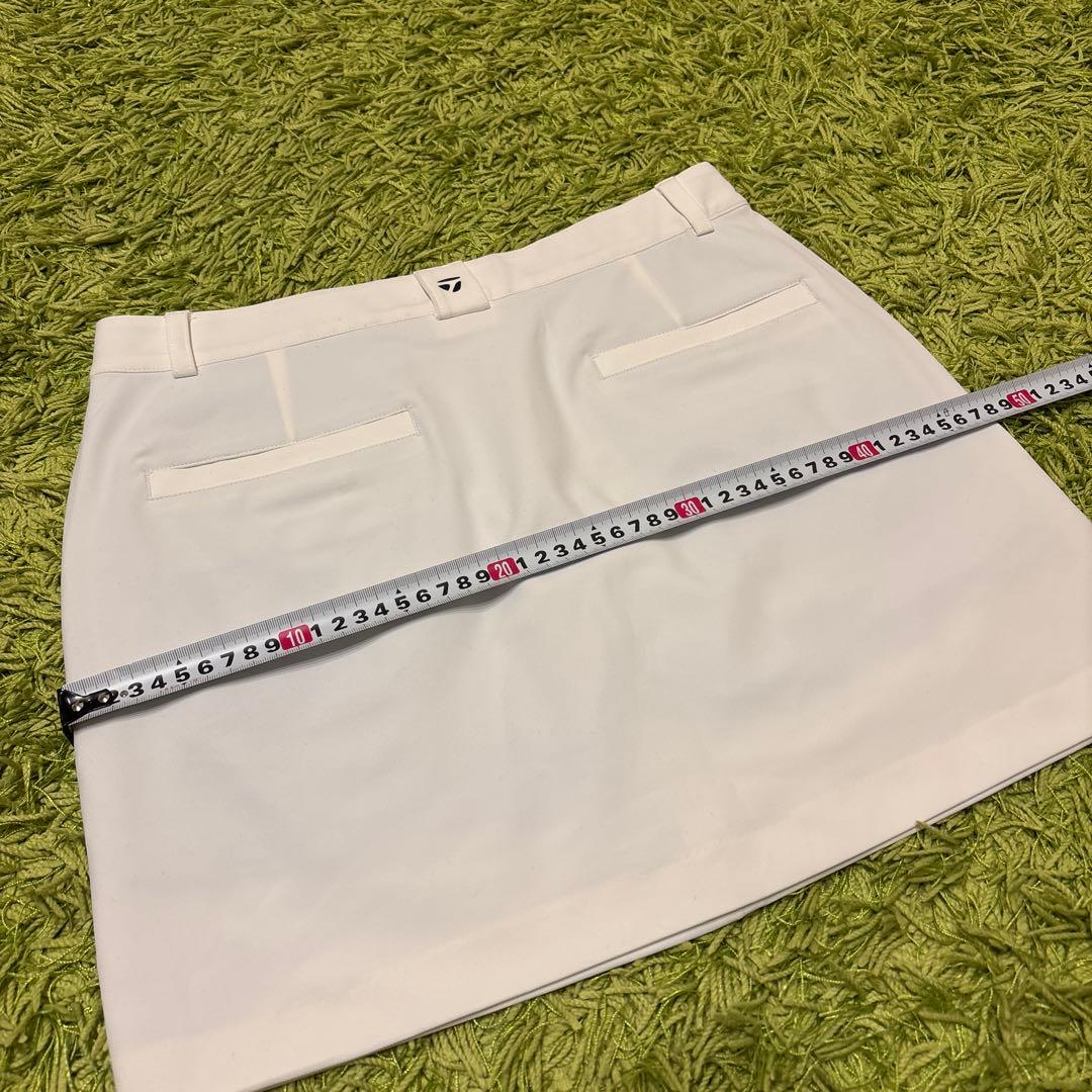 【TaylorMade】透けない✨新品　Lサイズ　インナー付スカート　ホワイト