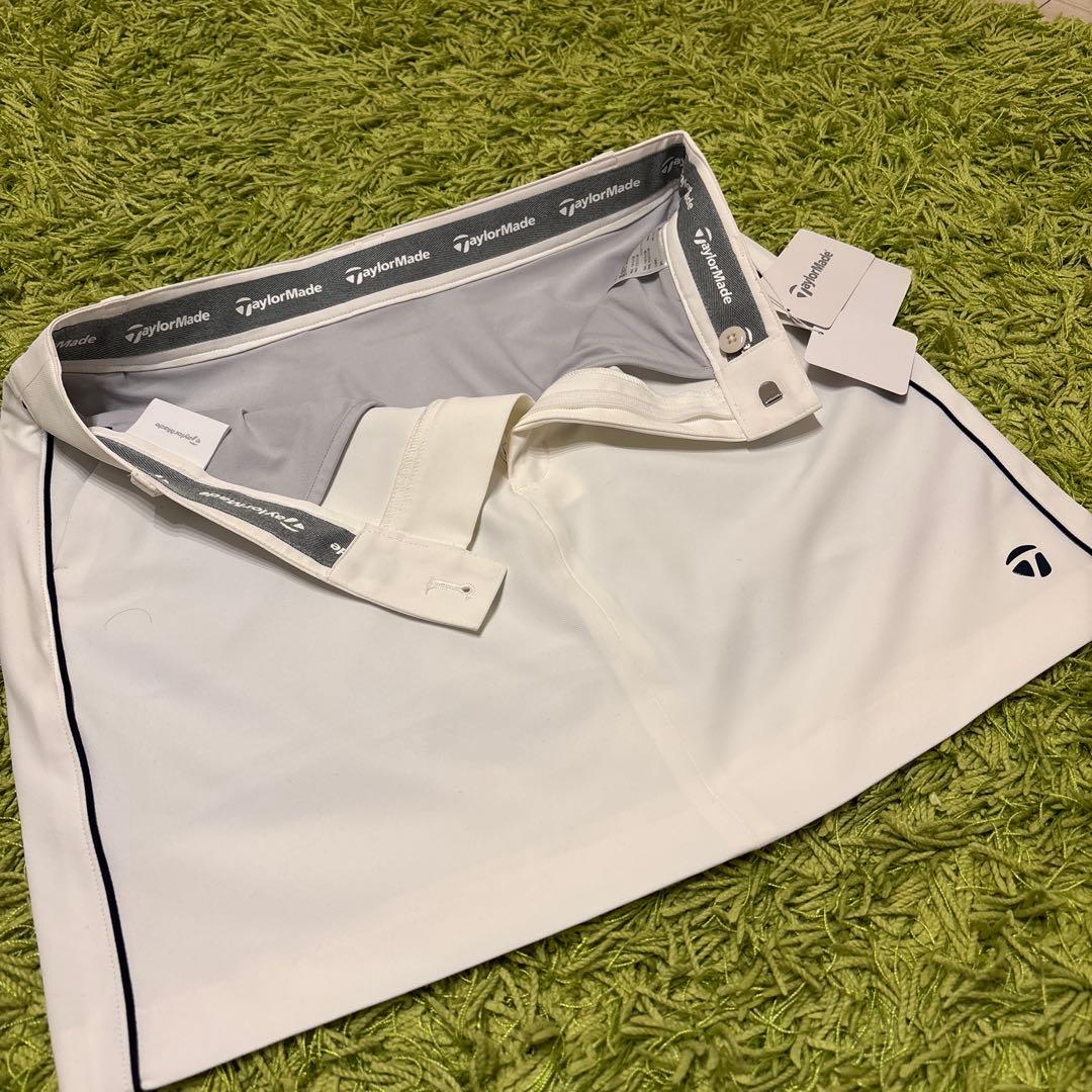 【TaylorMade】透けない✨新品　Lサイズ　インナー付スカート　ホワイト