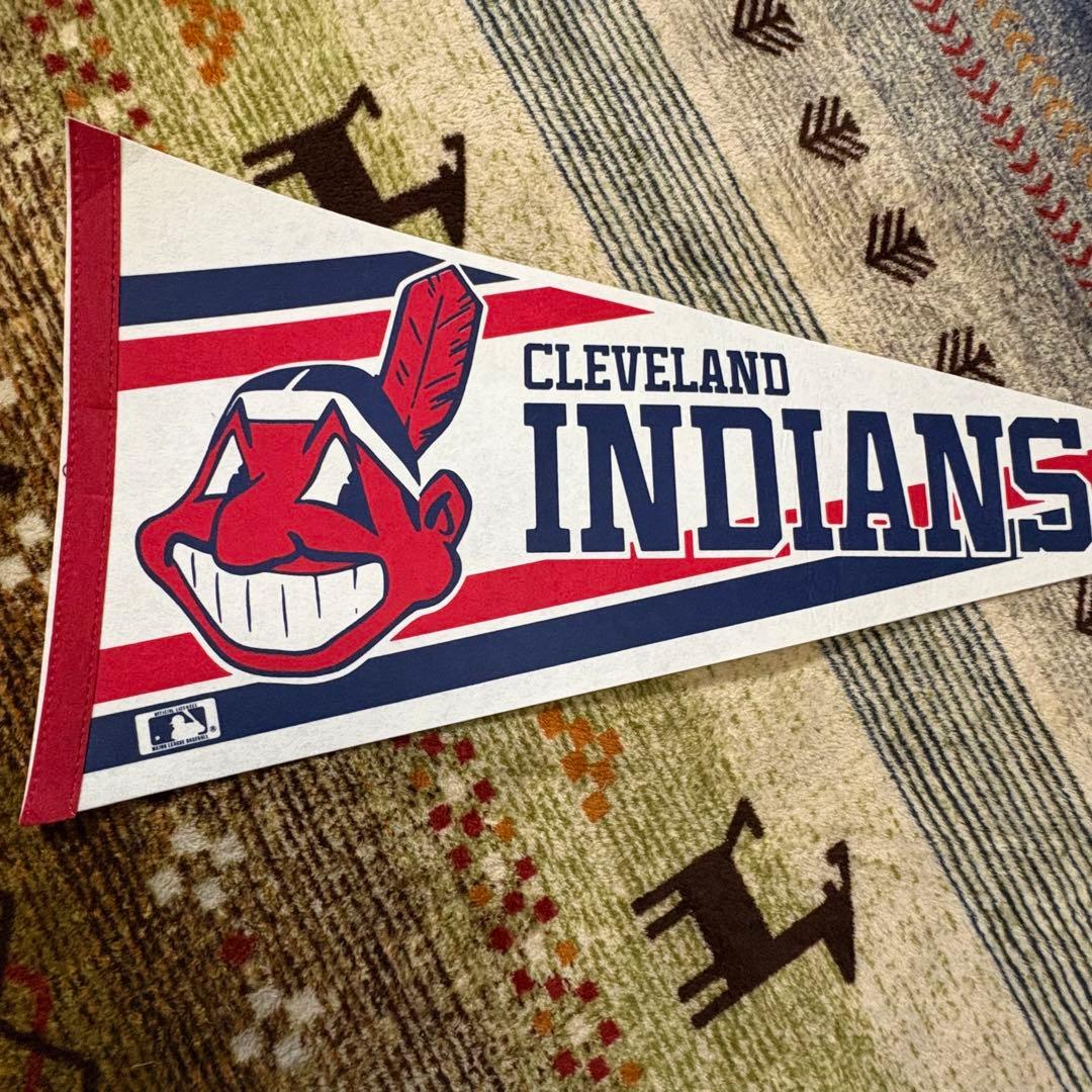レア 90s CLEVELAND INDIANS インディアンス ペナント