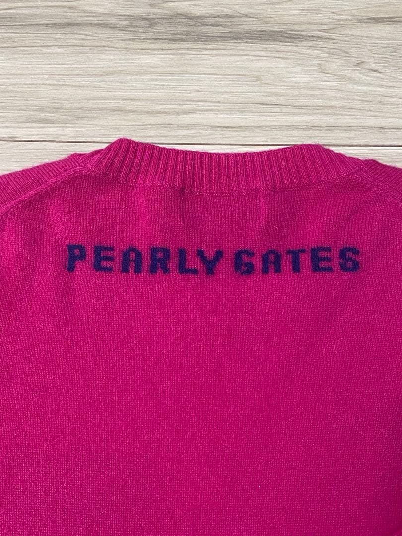 カシミア PEARLY GATES ピンク セーター
