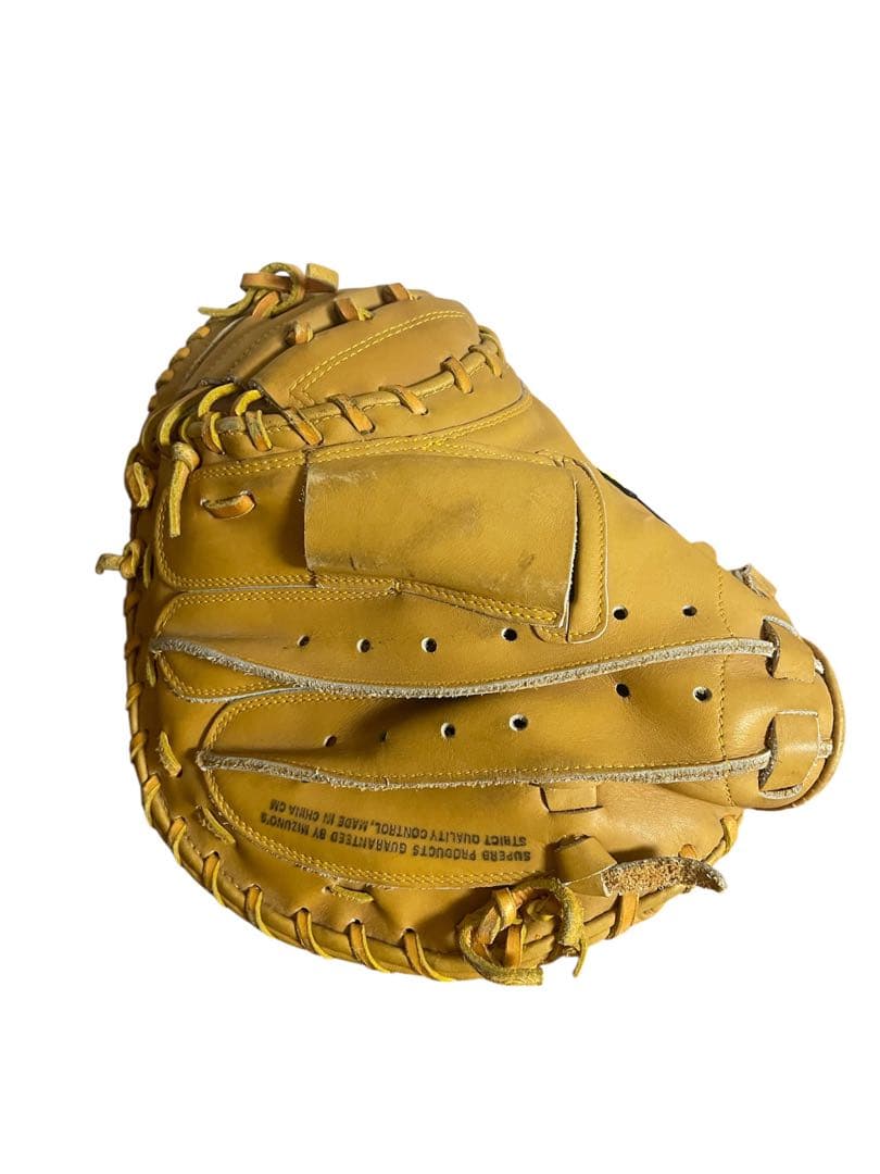 【目立ったキズなし】ミズノ 硬式野球キャッチャーミット ワールドウィン　右投げ