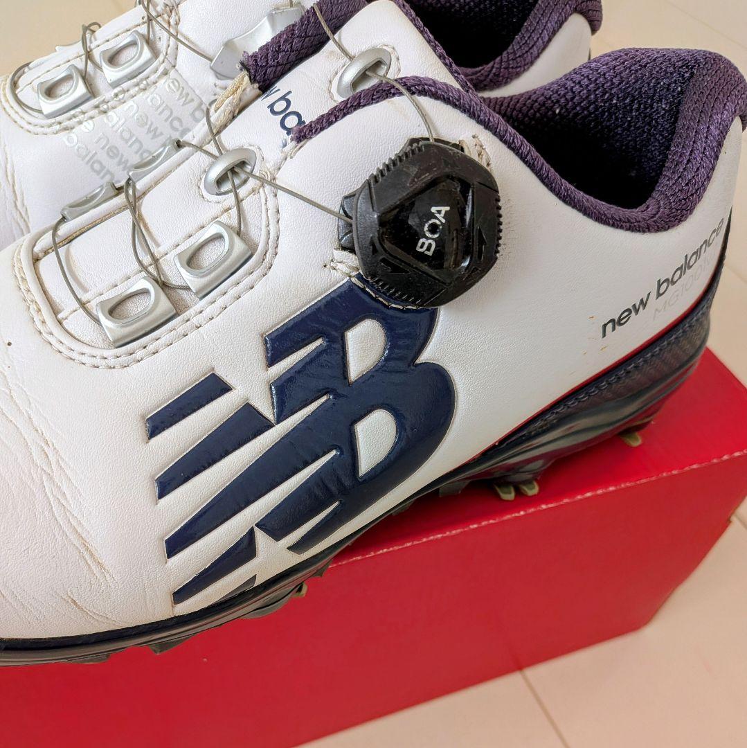 【26cm】new balance BOA ゴルフシューズ MG1001T2美品