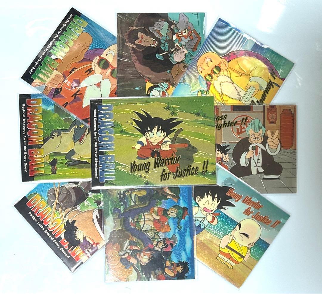 【希少品】ドラゴンボールカード アマダUSA 版クロミウムカード9枚セット