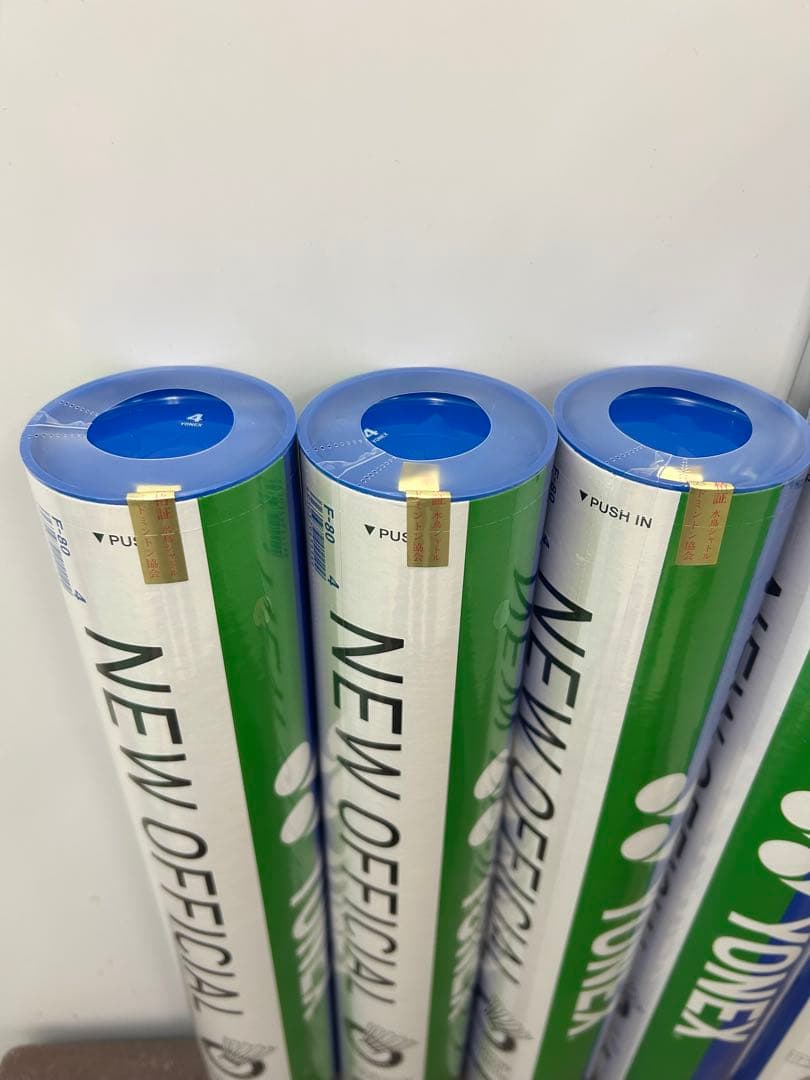 YONEX NEW OFFICIAL バドミントンシャトル 6本セット　未使用品