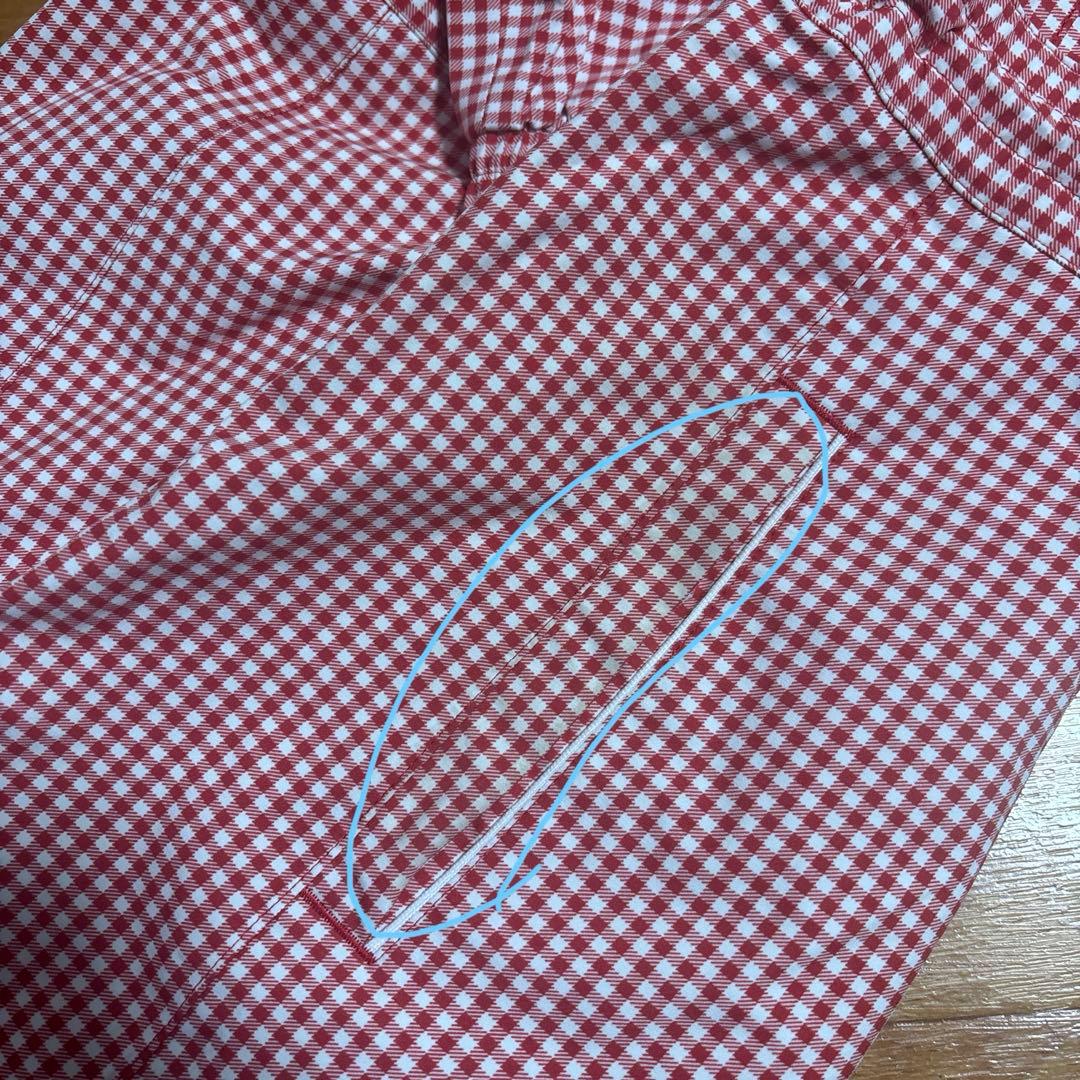 Munsingwear マンシングウェア レインワンピース ギンガムチェック