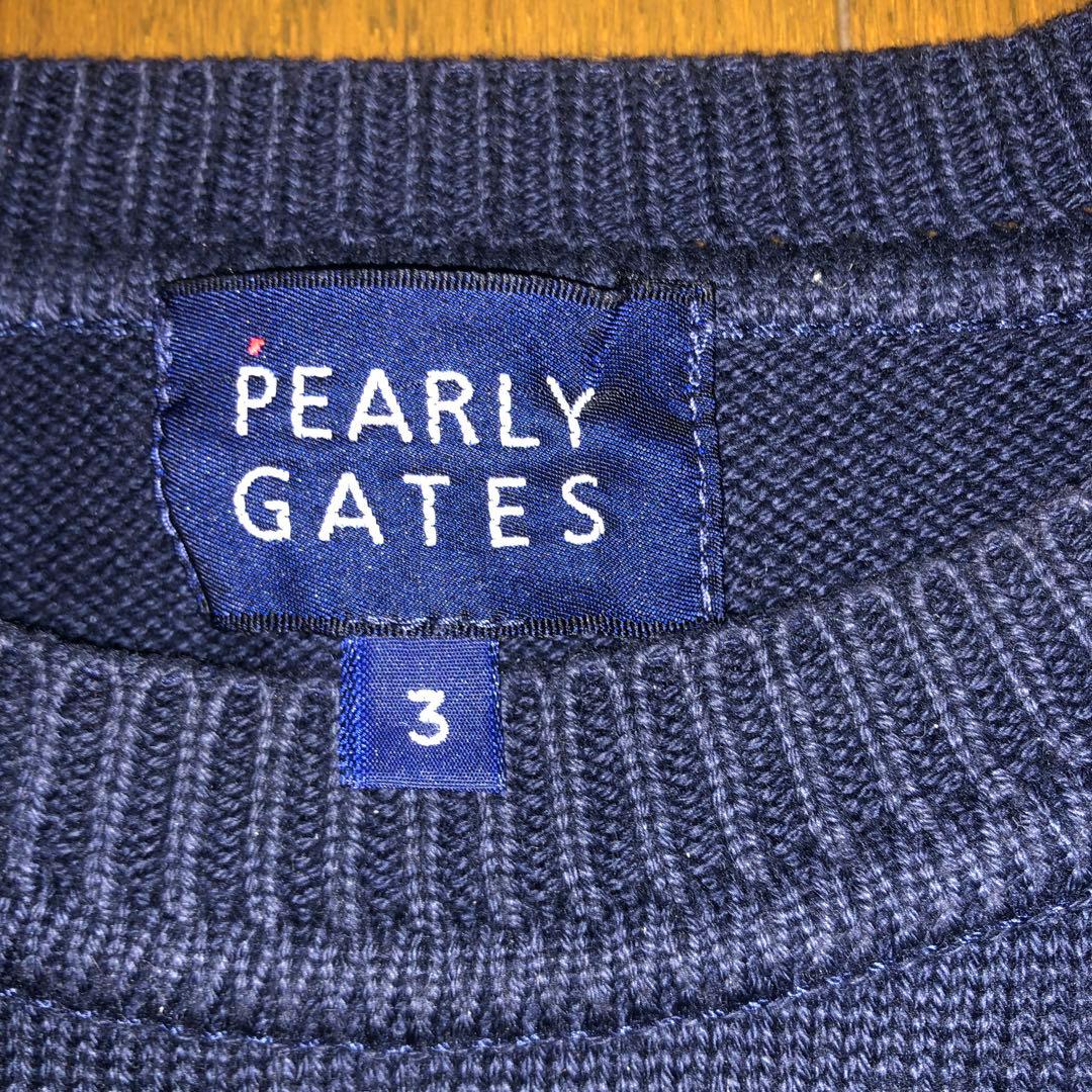 お洒落 大人気PEARLY GATES ウサギ刺繍 セーター サイズ3