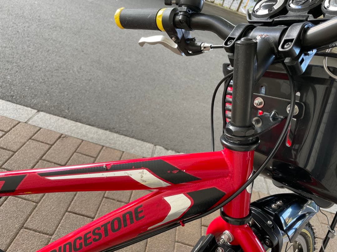 こて　BRIDGESTONE 子供用自転車 レッド