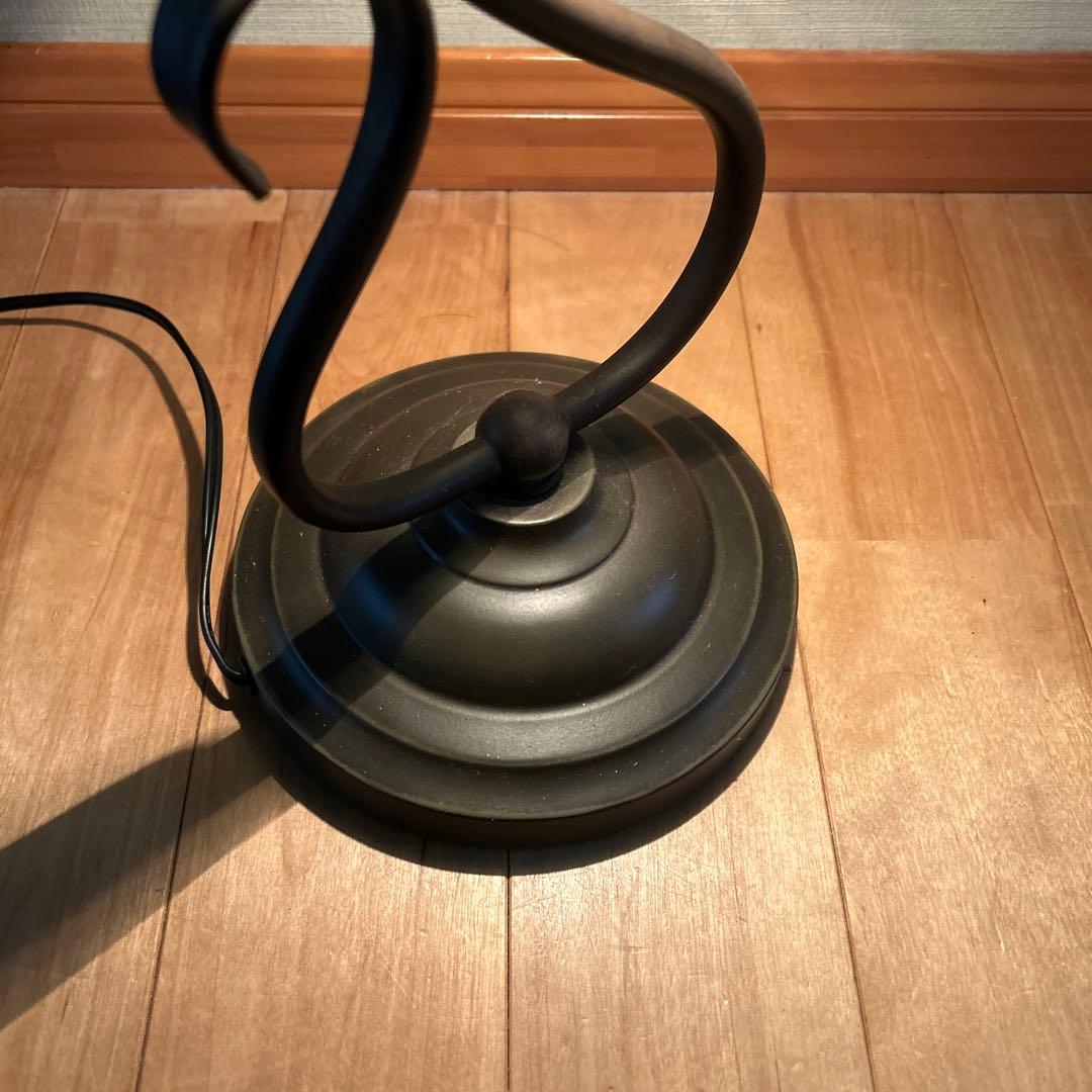 展示品　ランプ　アンティーク ステンドグラス フロアランプ デスクライト