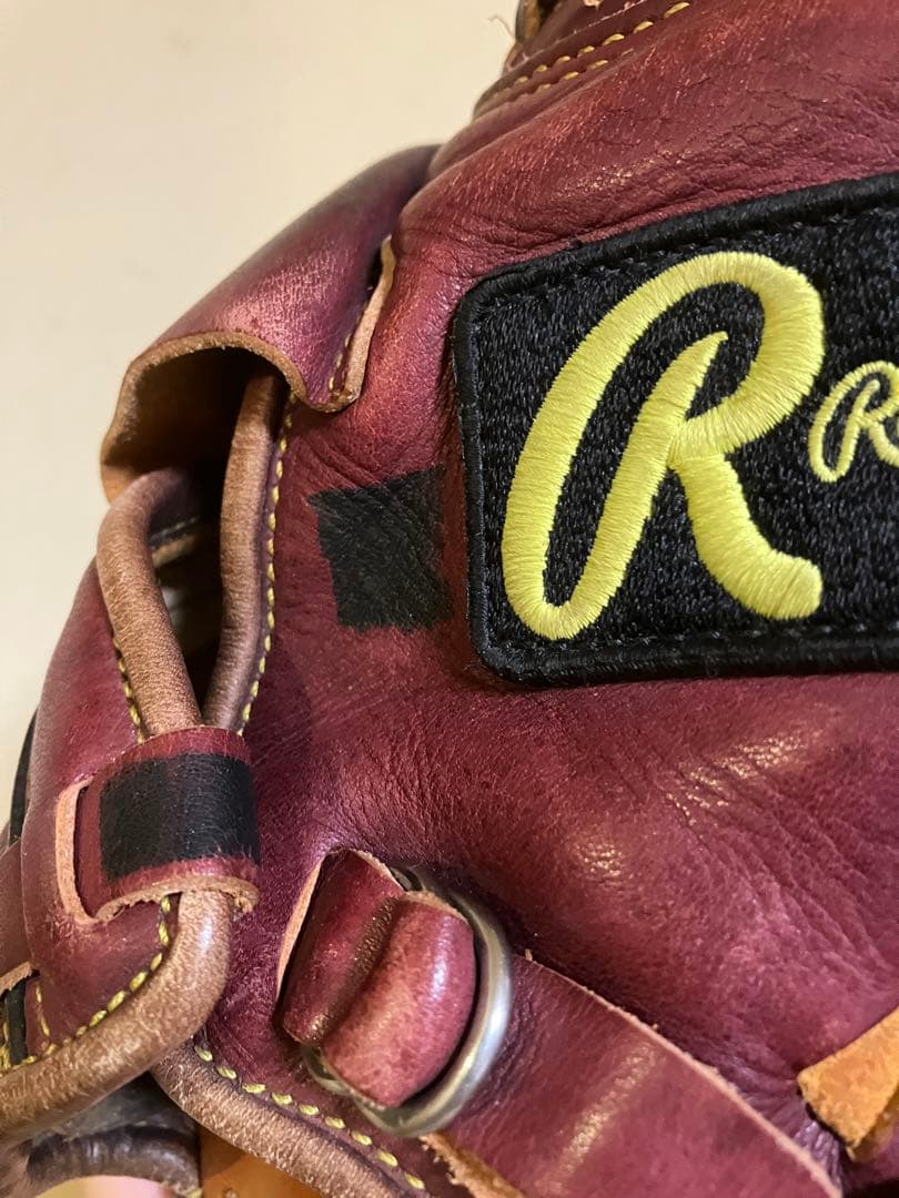 Rawlings by asics/硬式キャッチャーミット/ダークレッド