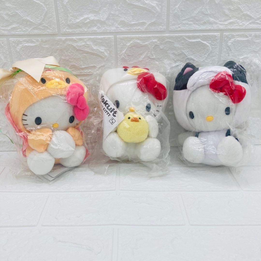 非売品 ヤクルト ハローキティ ぬいぐるみ 15体セット サンリオ まとめ売り