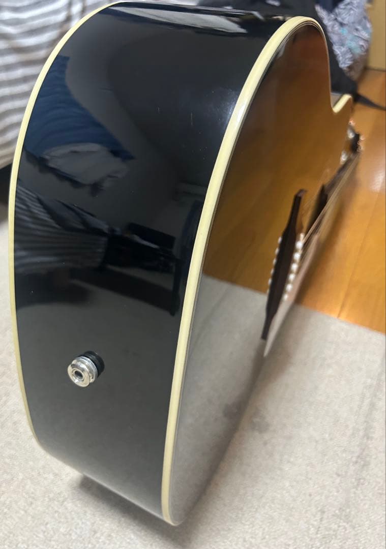 2016年製EPIPHONE のエレアコギター「AJ-45ME EB」