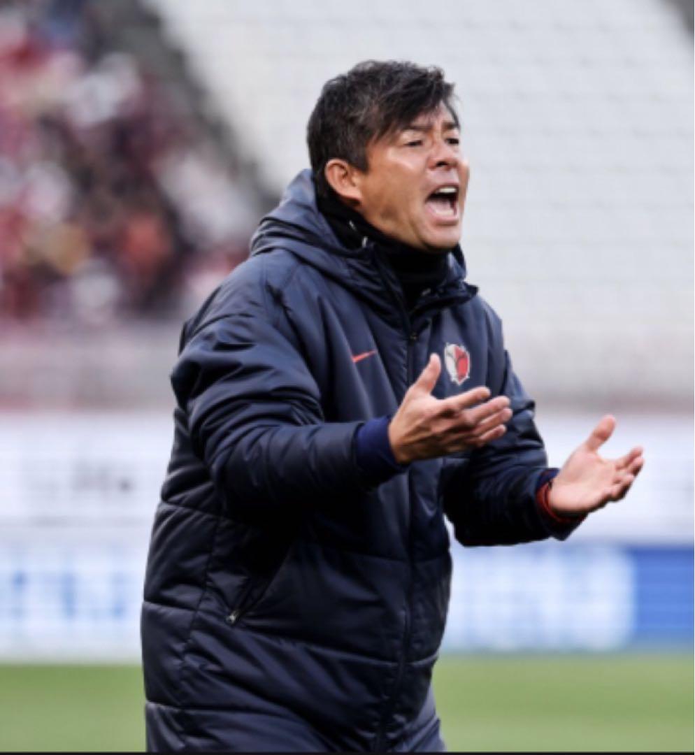 【選手/スタッフ絶賛着用中】鹿島アントラーズ　ダウンコート　選手支給品　Lサイズ