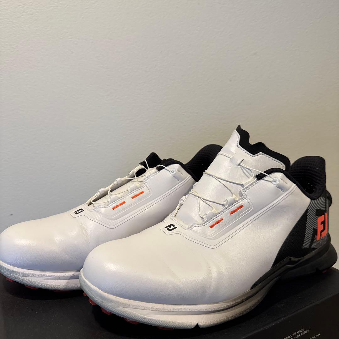 【値下済】 FootJoy ゴルフシューズ ホワイト×ブラック
